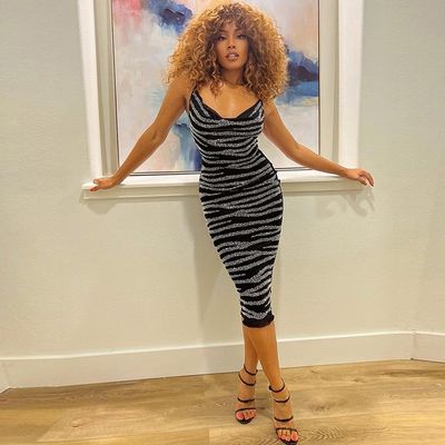 ファッション 女性 スリム フィット ドレス パーソナリティ ホット ドリル セクシー バッグ ヒップ ドレス ストラップ
