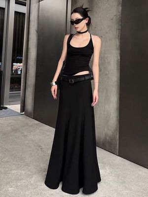 スパイス・ガール U ネクタイ・ハルター トランクルーム トップ 女性用 薄いストラップ