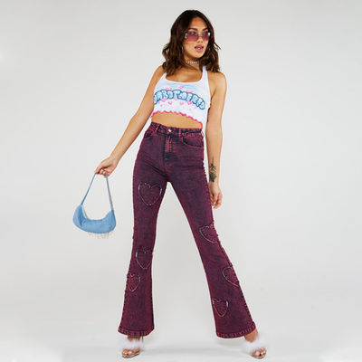 新しい女性のカスタム 波紋のエッジ 蕾のハルター 文字印の小さなベスト